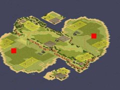 红色警戒2地图:无限岛下载图片